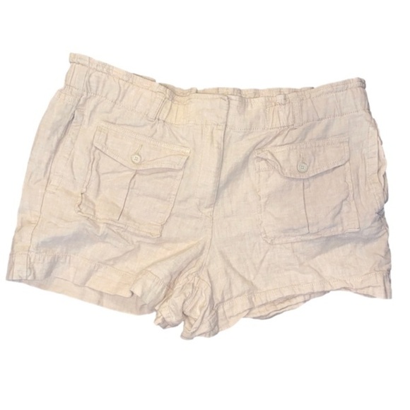 Loft Linen Blend Shorts Size Large NWOT - Picture 1 of 11